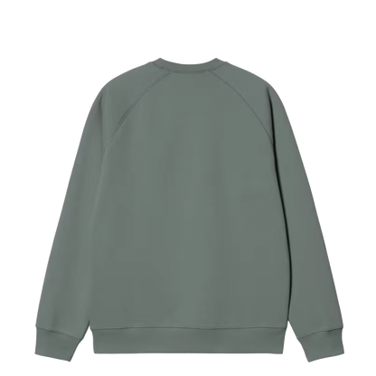 Carhartt WIP Chase crewneck velvet green gold