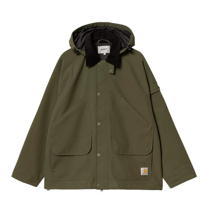 Carhartt WIP Clarton jacket nylon canvas office green black