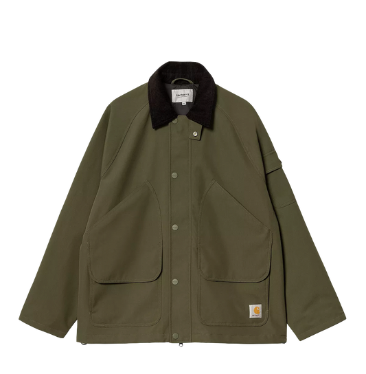 Carhartt WIP Clarton jacket nylon canvas office green black