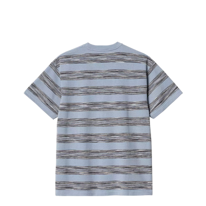 Carhartt WIP Dodson pocket tee Dodson stripes misty sky