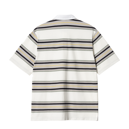 Carhartt WIP Gaines Rugby Shirt polo gaines stripes wax