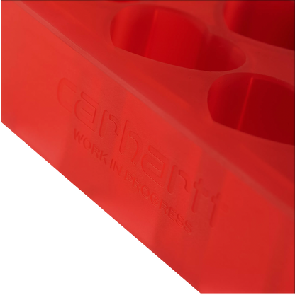 Carhartt WIP Heart ice cube tray silicone scarlet
