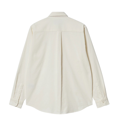 Carhartt WIP Madison L/S Fine Cord shirt wax black