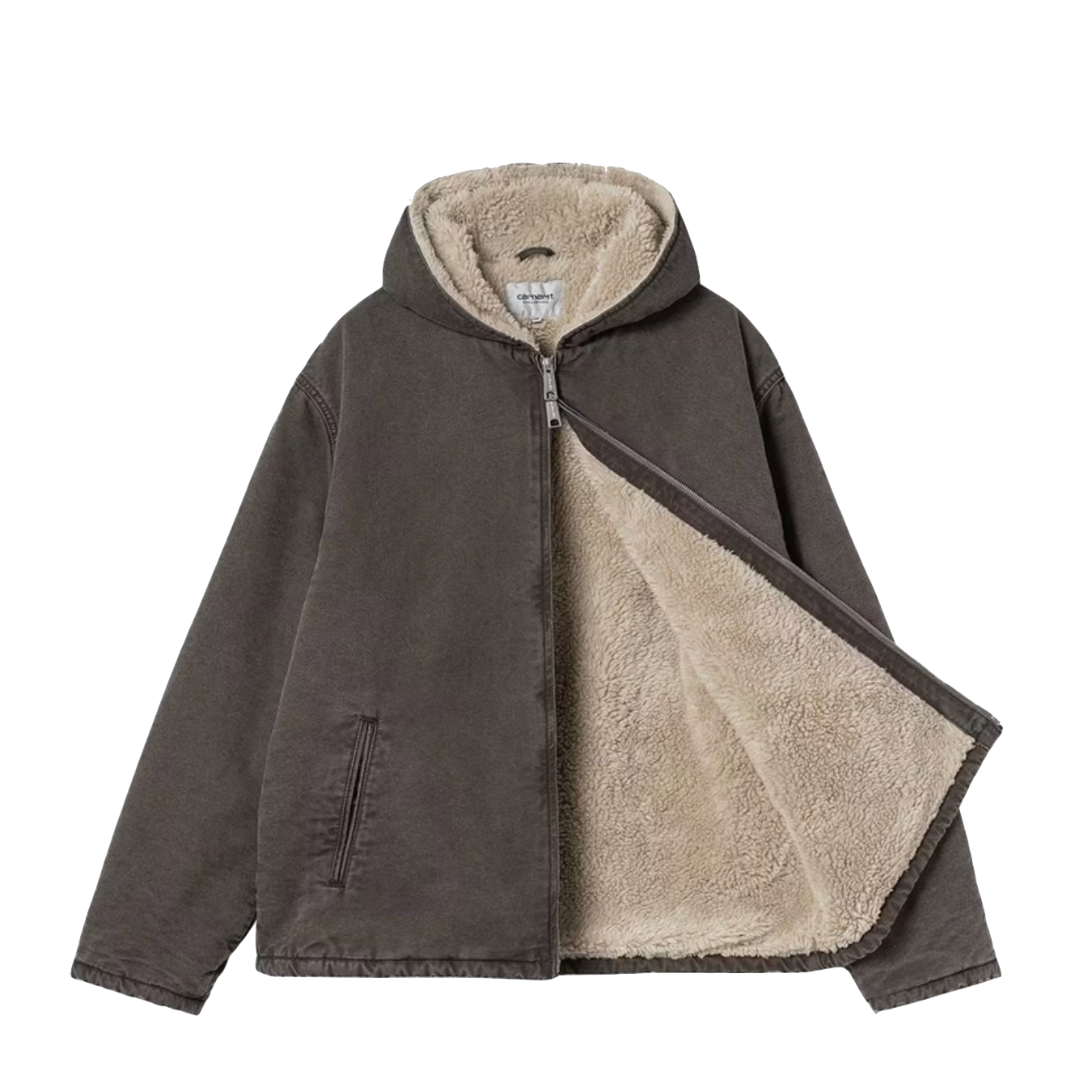 Carhartt WIP Mitch jacket brass dusky canvas