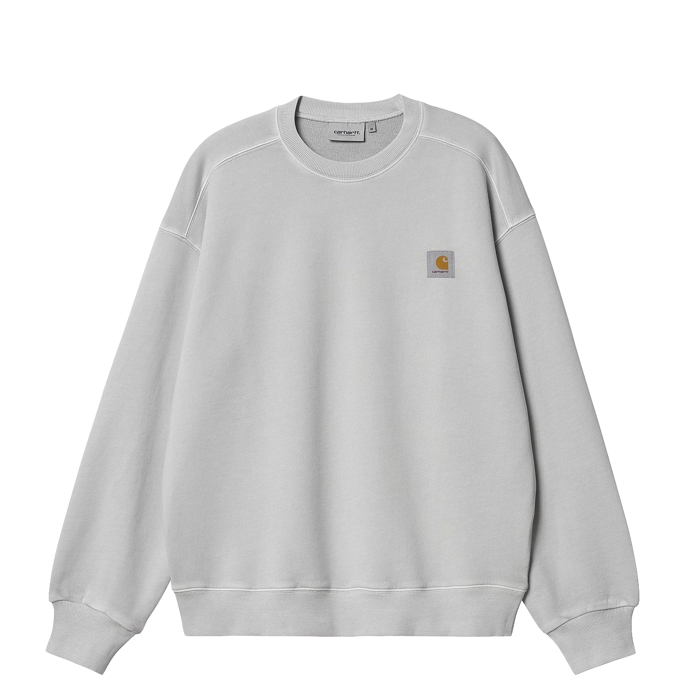 Carhartt WIP Nelson crewneck sonic silver garment dyed