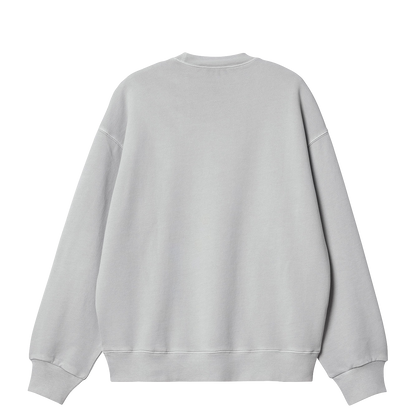 Carhartt WIP Nelson crewneck sonic silver garment dyed