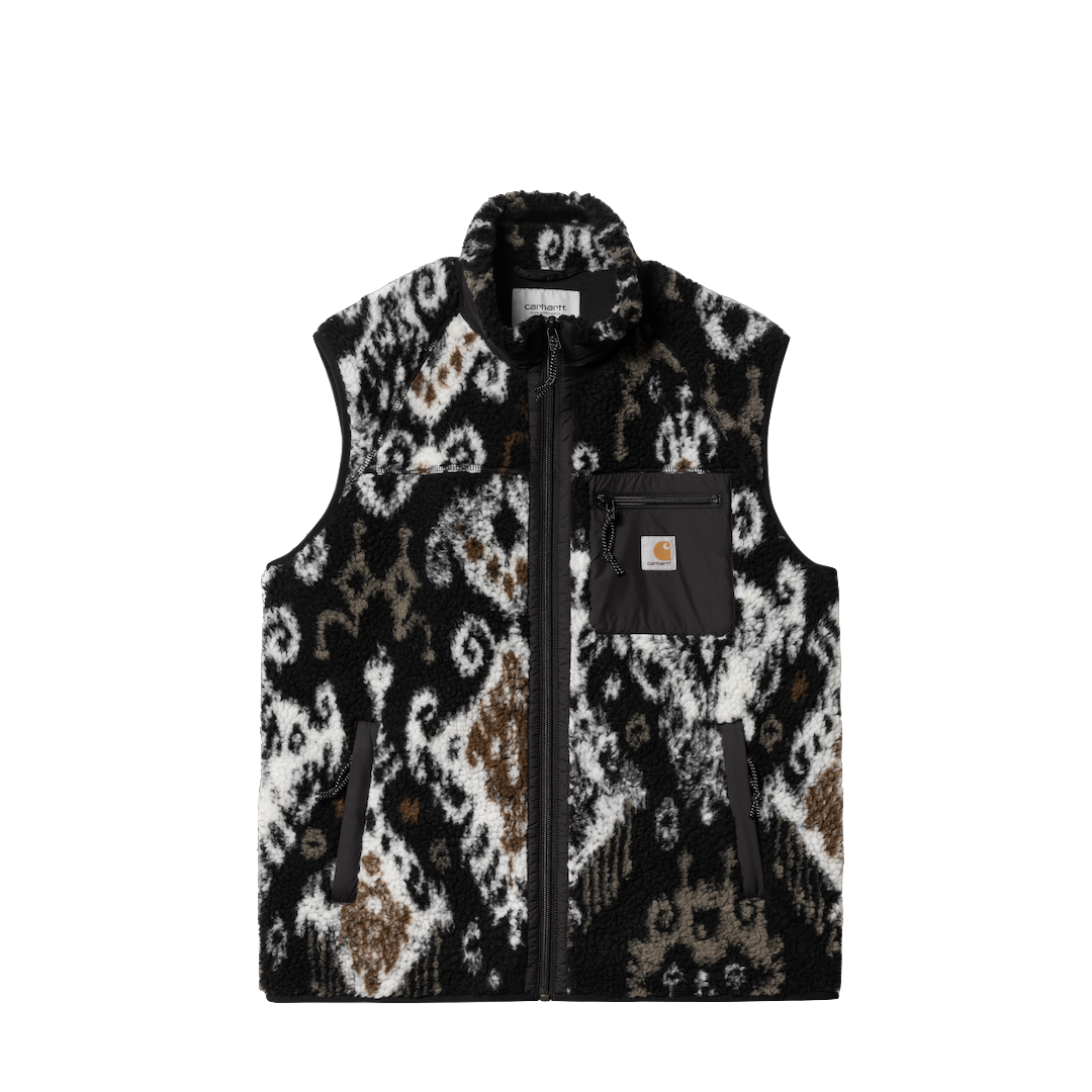 Carhartt WIP jacket Prentis Vest Liner baru jacquard black black