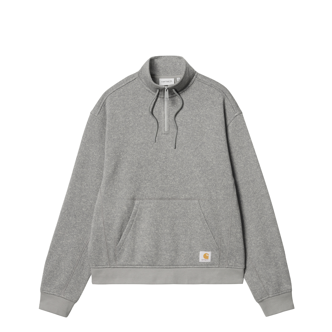 Carhartt WIP Luther sweat half zip misty grey heather