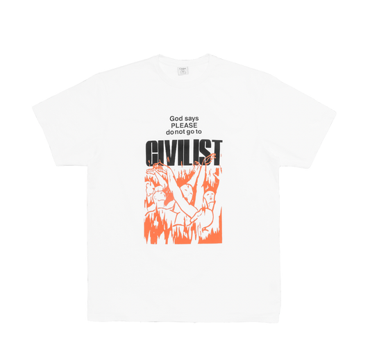 Civilist Don't tee white