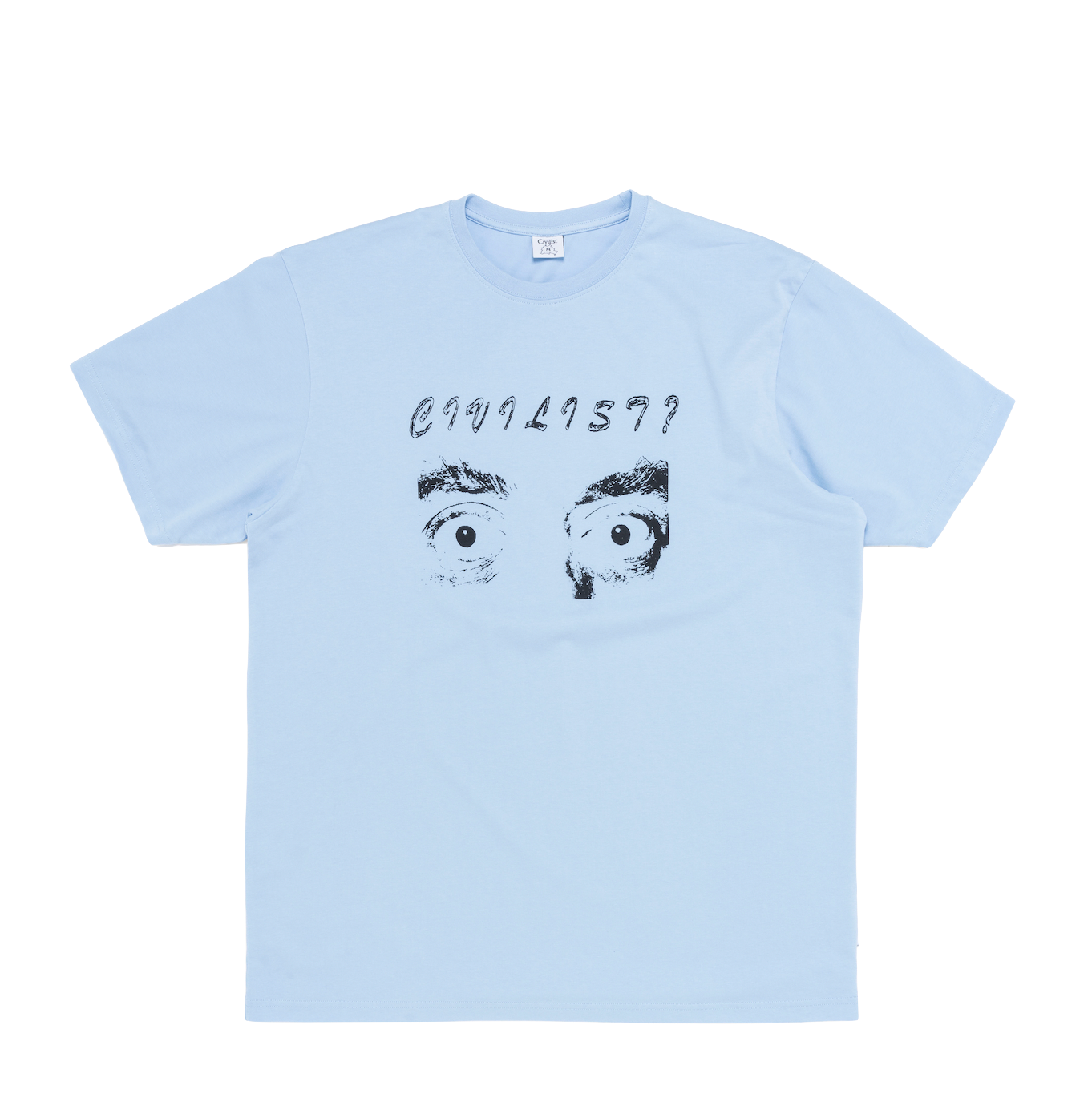 Civilist Eyes tee light blue