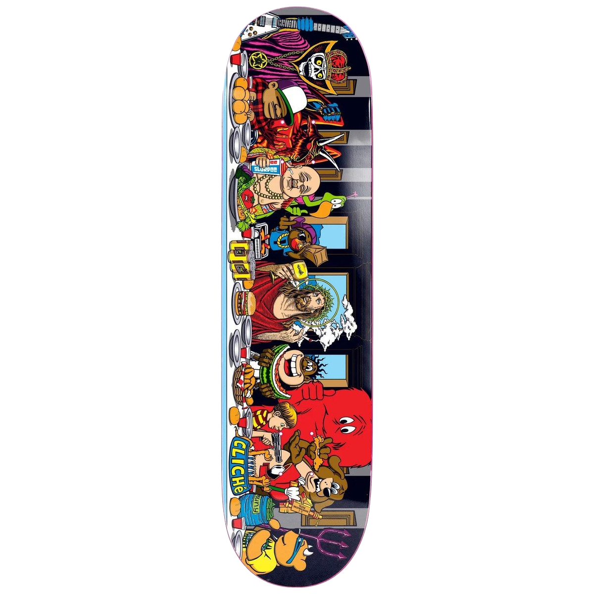 Cliché Last Supper deck 8.5" x 32"