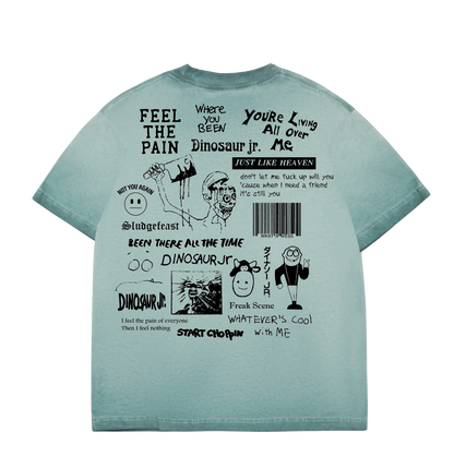 Color Bars Dinosaur Jr Weirdness tee jasper oil wash