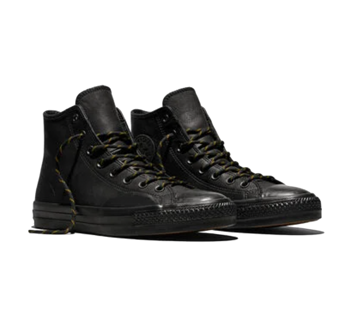 Converse CTAS Pro Hi Leather black yellow total eclipse
