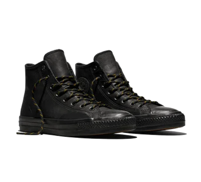 Converse CTAS Pro Hi Leather black yellow total eclipse