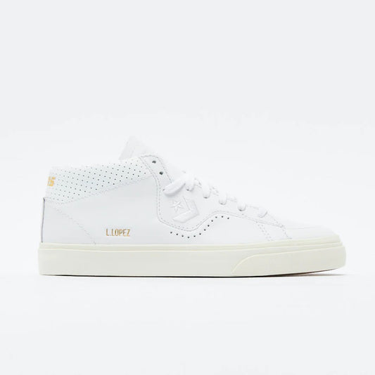 Converse Louie Lopez Pro Mid white white egret