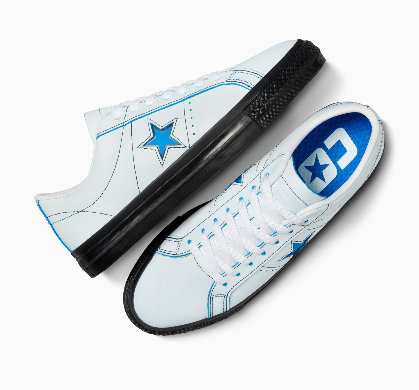 Converse One Star Pro Eddie Cernicky white black kinetic blue