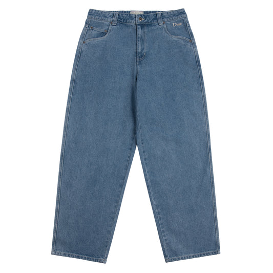 Dime pant Baggy Denim blue washed