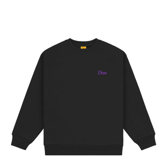 Dime Classic Small Logo crewneck black