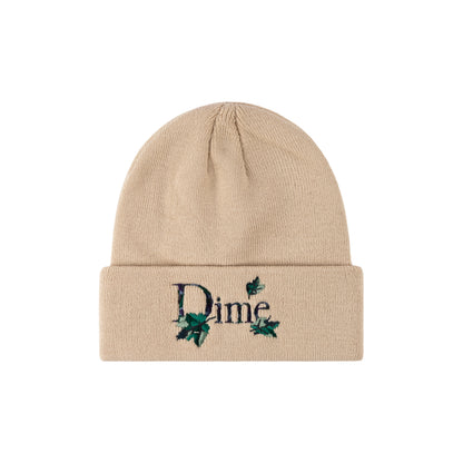 Dime Classic Leafy fold beanie light beige