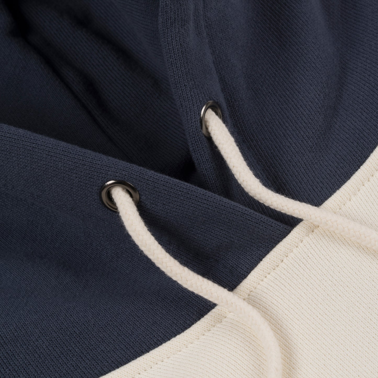 Dime Split hoodie cream