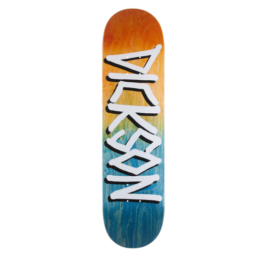 Deathwish Jon Dickson deck Gang Name orange navy 8.25"