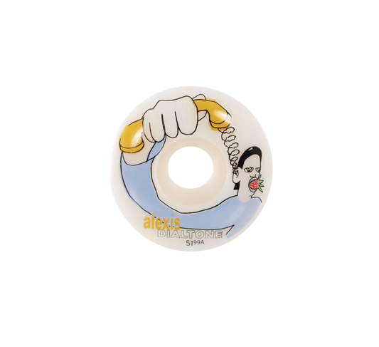Dialtone wheels Alexis Sablone Strawberry 95A 51mm white