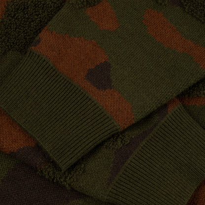 Dime Camo Chenille knit woodland
