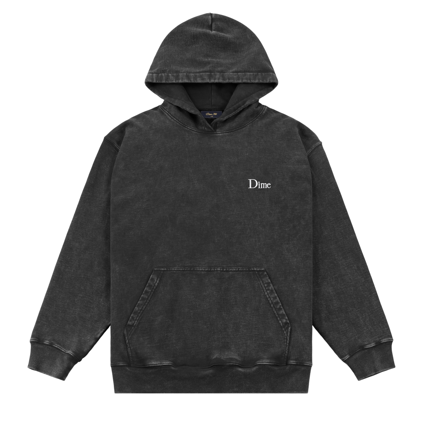 Dime Classic French Terry hoodie faded black