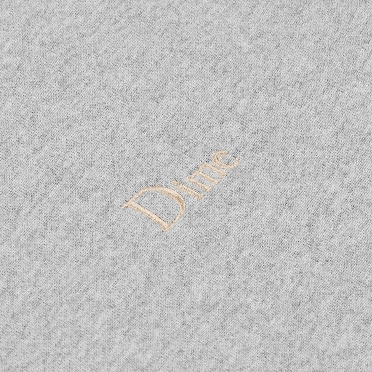 Dime Classic Small Logo hoodie heather grey