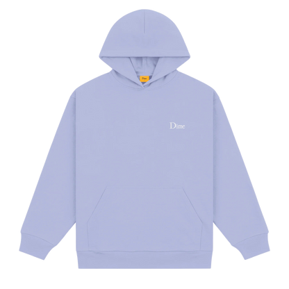 Dime Classic Small Logo hoodie light indigo