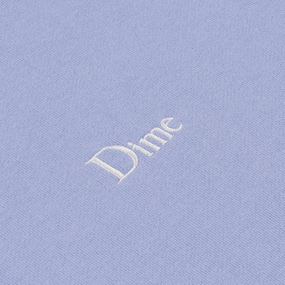 Dime Classic Small Logo hoodie light indigo