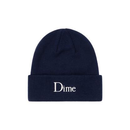 Dime Classic Wool fold beanie indigo