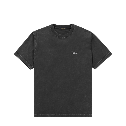 Dime Classic small logo tee faded black