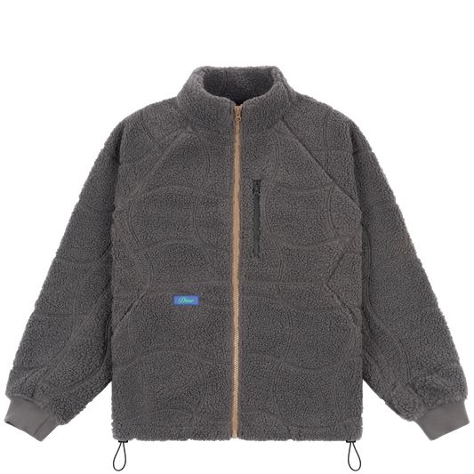 Dime Coverstitch Sherpa Fleece charcoal