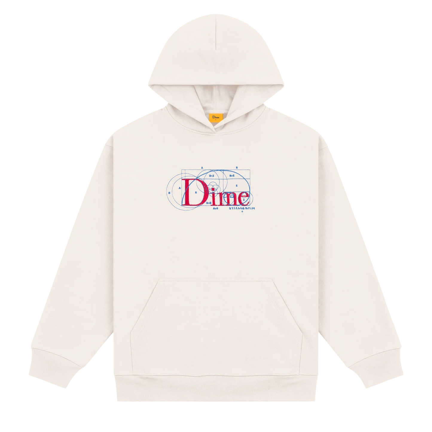 Dime Ratio hoodie bone
