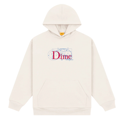 Dime Ratio hoodie bone