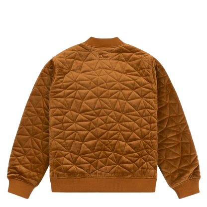 Dime Velour Bomber jacket rust