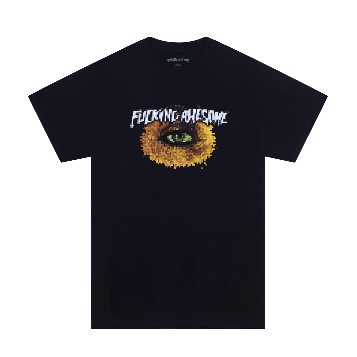 Fucking Awesome tee Pixel Eyes black