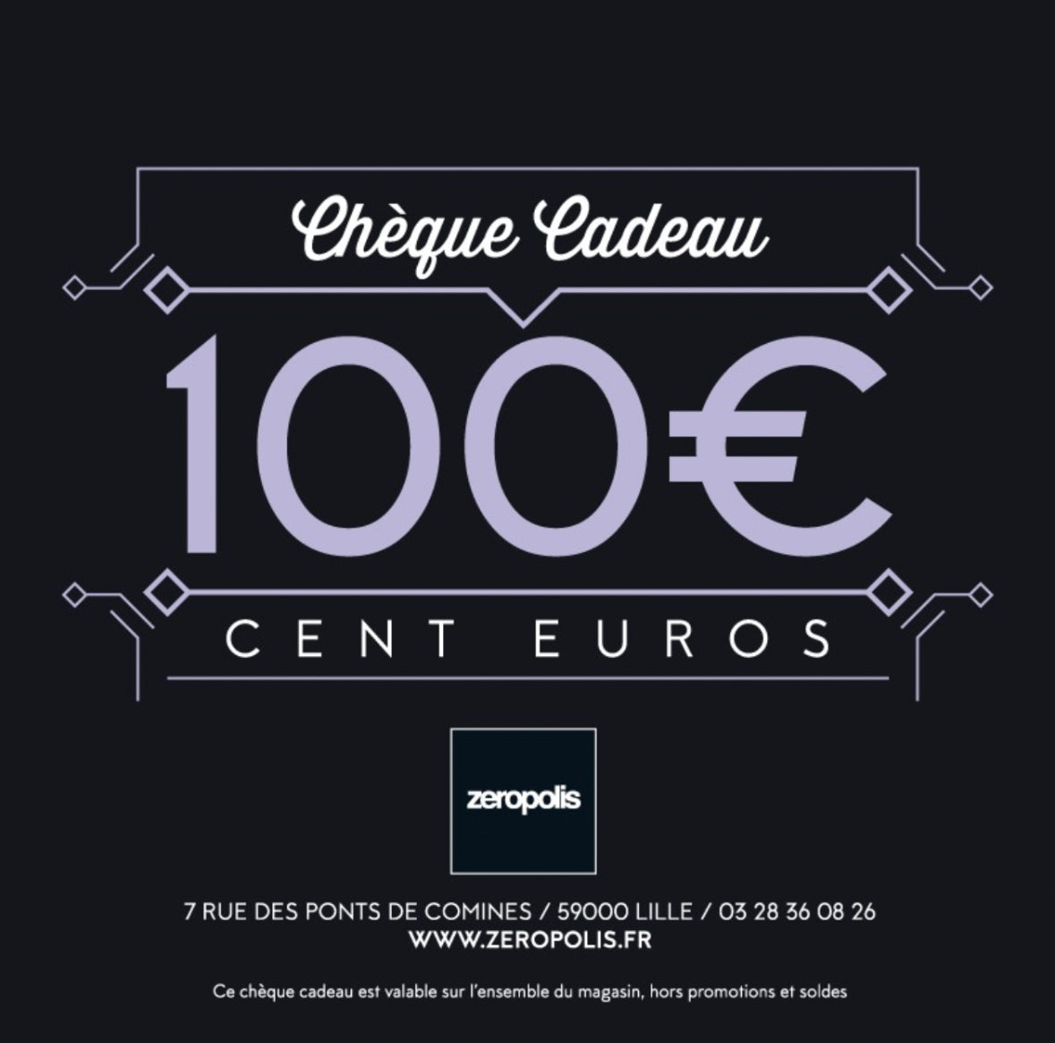 Zeropolis carte cadeau