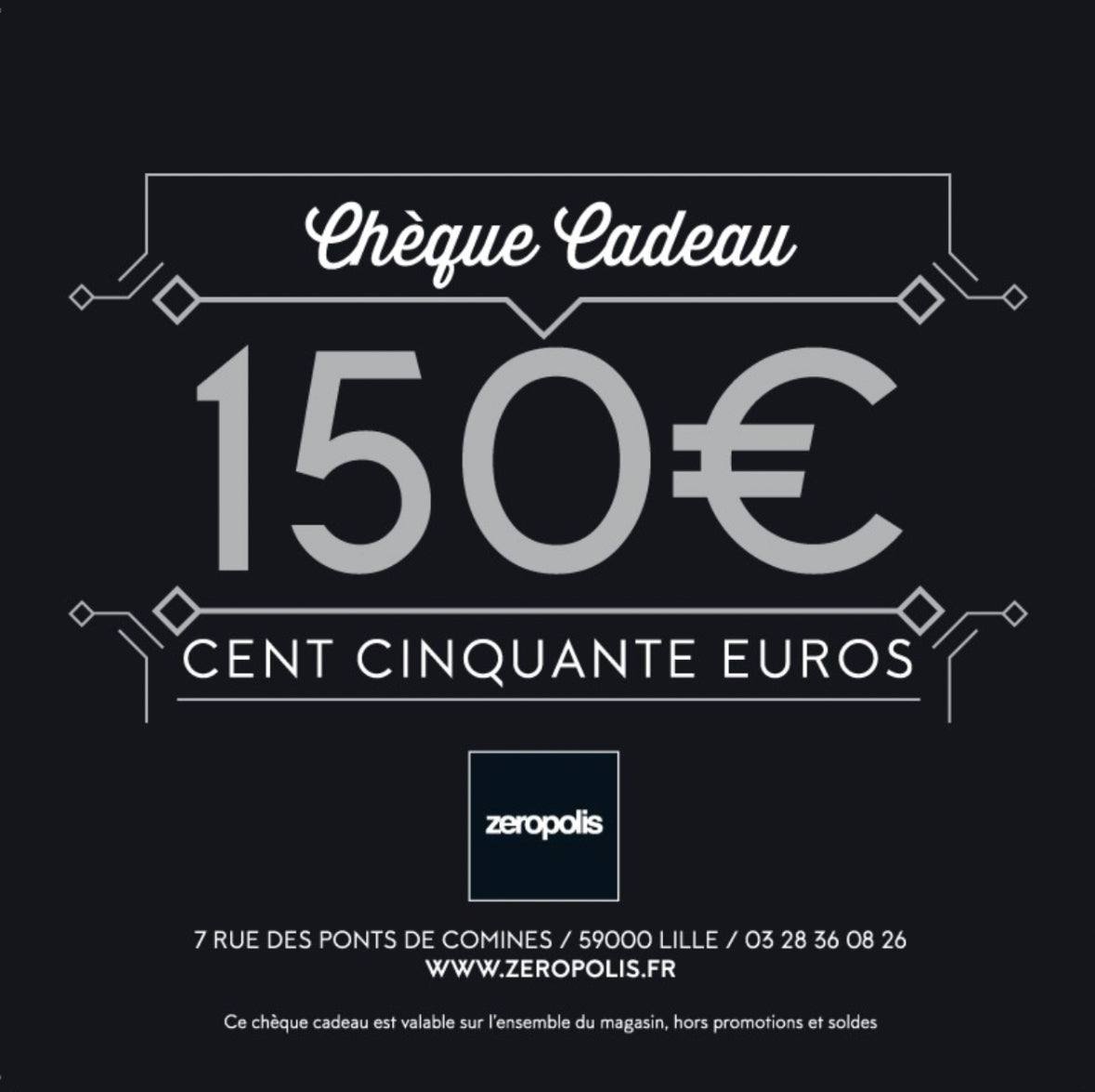 Zeropolis carte cadeau