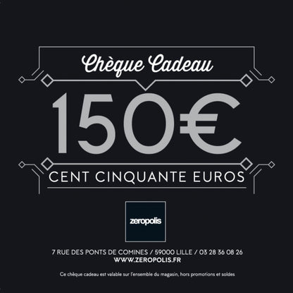 Zeropolis carte cadeau