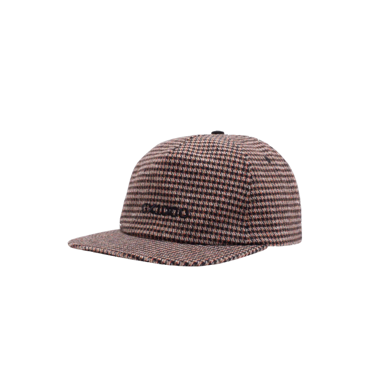 GX1000 Houndstooth cap snapback brown black