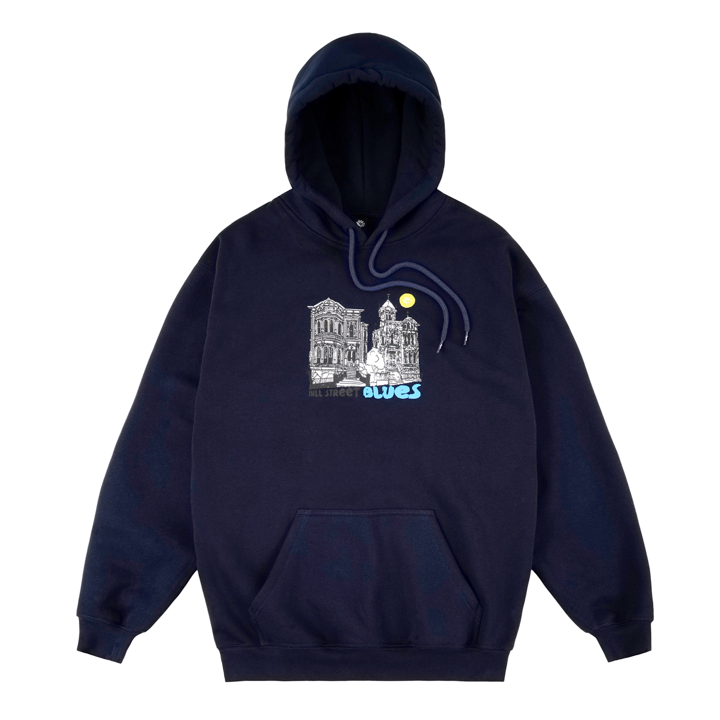 Magenta Hill Street Blues hoodie navy