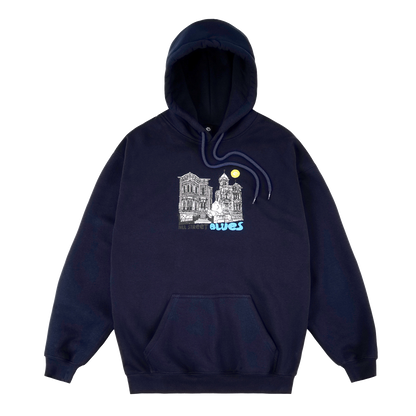 Magenta Hill Street Blues hoodie navy