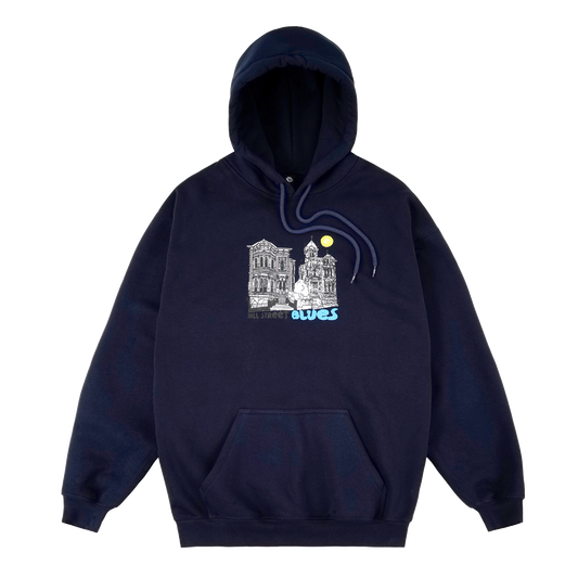 Magenta Hill Street Blues hoodie navy