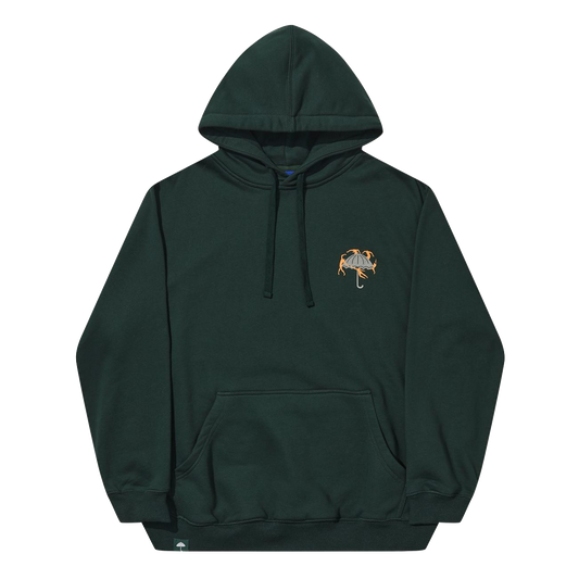 Hélas Dancing hoodie forrest green