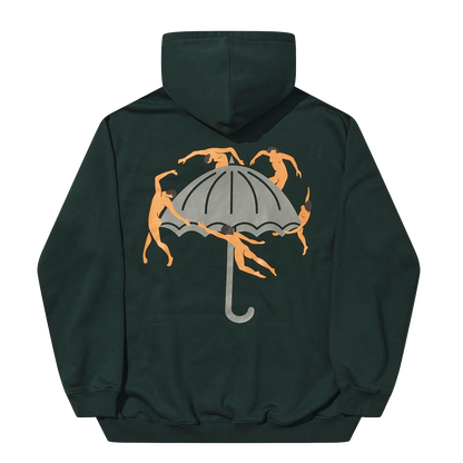 Hélas Dancing hoodie forrest green