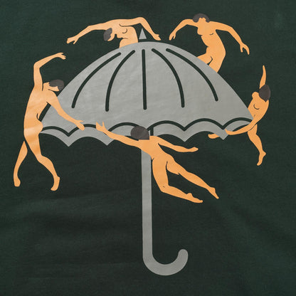 Hélas Dancing hoodie forrest green