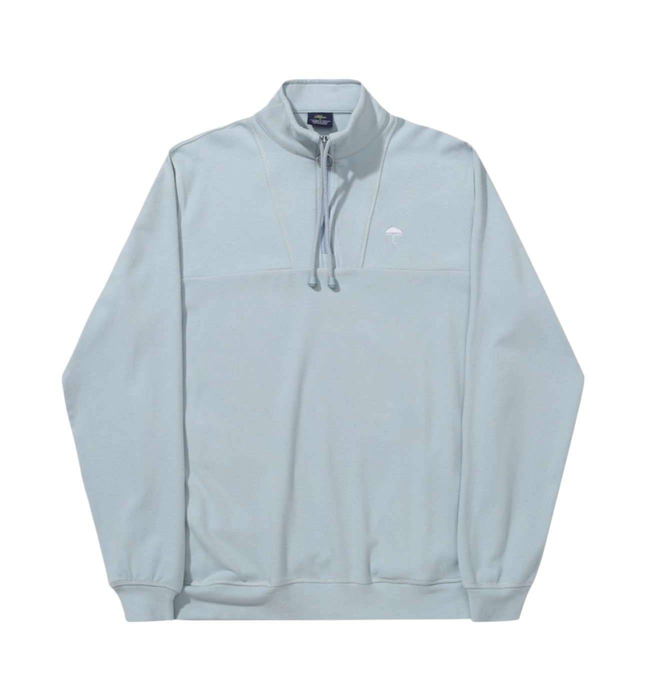 Hélas Quarter Zip Super Soft crewneck baby blue