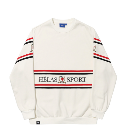 Hélas Sport crewneck white